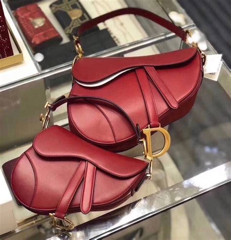 red saddle bag dior